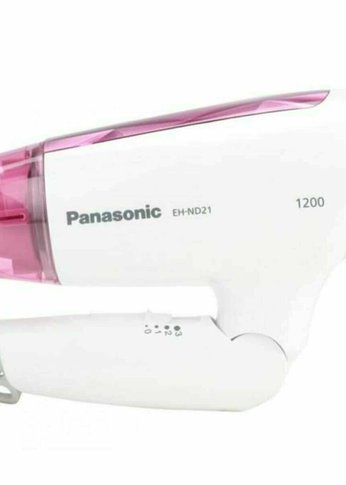 Фен Panasonic EH-ND21-P615 1200Вт белый/фиолетовый складной