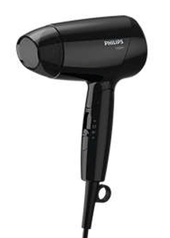 Фен Philips BHC010/10 1200Вт черный складной