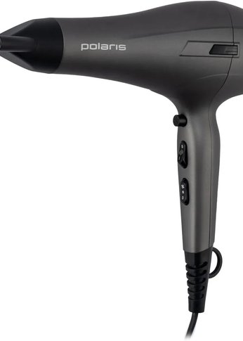 Фен Polaris PHD 2600ACi Salon Hair 2600Вт серый