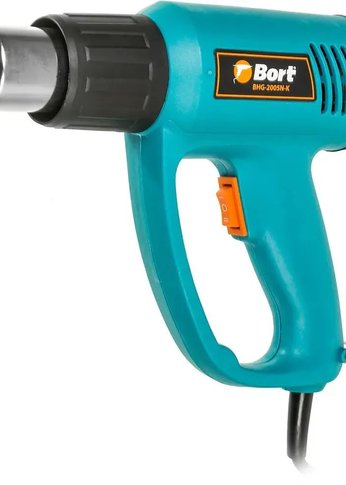 Фен технический Bort BHG-2005N-K 2000Вт 2 режима 300 л/мин (91271068)