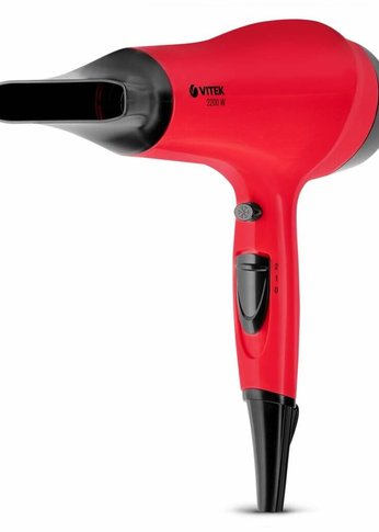 Фен Vitek VT-8227 (R) 2200Вт красный/черный