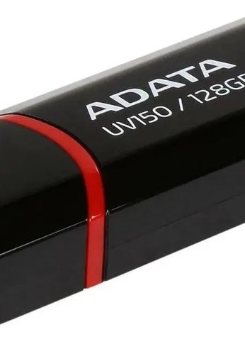 Флеш диск 128Gb A-Data AUV150-128G-RBK USB3.0 черный