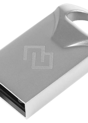 Флеш диск 128Gb Digma DRIVE2 DGFUM128A20SR USB2.0 серебристый