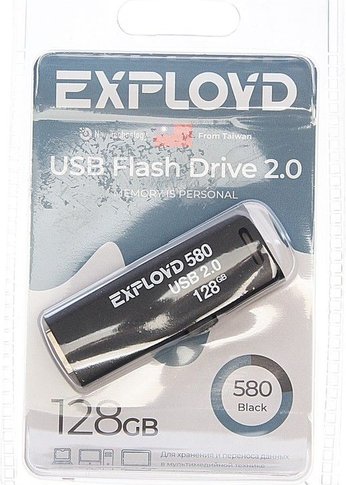 Флеш диск 128GB Exployd EX-128GB-580-Black