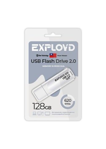 Флеш диск 128GB Exployd EX-128GB-620-White