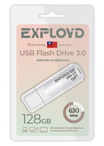 Флеш диск 128GB Exployd EX-128GB-630-White USB 3.0