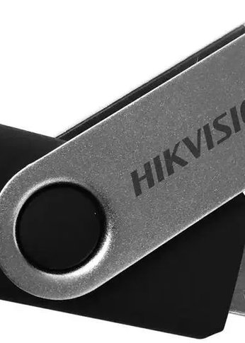 Флеш диск 128Gb Hikvision M200 HS-USB-M200S/128G/U3 USB3.0 серебристый/черный