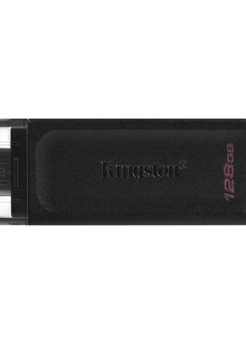 Флеш диск 128Gb Kingston DataTraveler 70 Type-C DT70/128GB USB3.2 черный