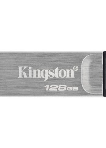 Флеш диск 128Gb Kingston DataTraveler Kyson DTKN/128GB USB3.1 серебристый/черный