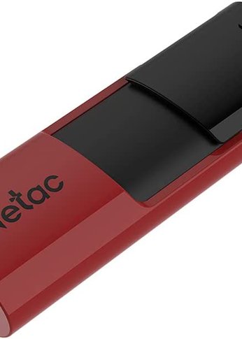 Флеш диск 128Gb Netac U182 NT03U182N-128G-30RE USB3.0 красный/черный