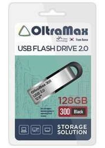 Флеш диск 128GB Oltramax OM-128GB-300-Black