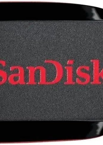 Флеш диск 128Gb Sandisk Cruzer Blade SDCZ50-128G-B35 USB2.0 черный/красный