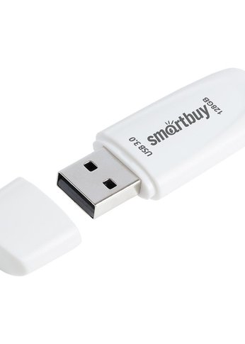 Флеш диск 128GB Smartbuy (SB128GB3SCW) UFD 3.0/3.1 Scout White