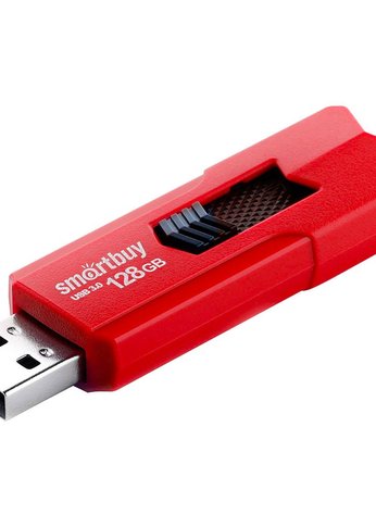 Флеш диск 128GB Smartbuy (SB128GBST-R3) UFD 3.0/3.1 STREAM Red