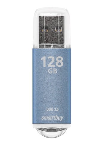 Флеш диск 128Gb Smartbuy V-Cut SB128GBVC-B3 USB 3.0/3.1 голубой