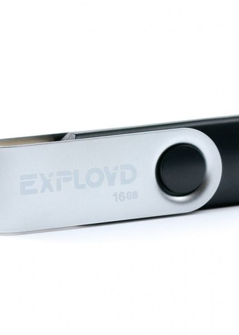 Флеш диск 16GB Exployd 530 черный (EX0530-B)