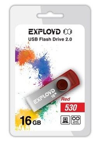 Флеш диск 16GB Exployd 530 красный (EX0530-R)