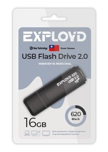 Флеш диск 16GB Exployd EX-16GB-620-Black