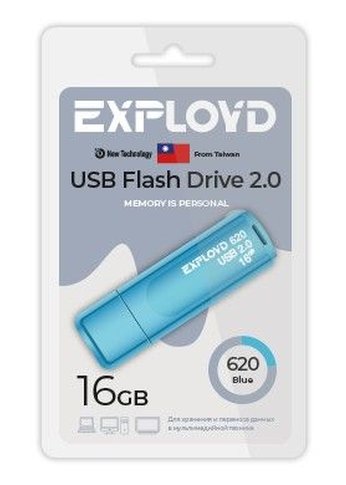 Флеш диск 16GB Exployd EX-16GB-620-Blue