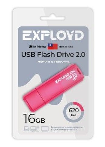 Флеш диск 16GB Exployd EX-16GB-620-Red