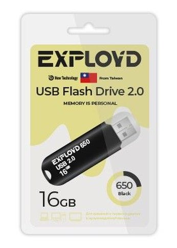 Флеш диск 16GB Exployd EX-16GB-650-Black