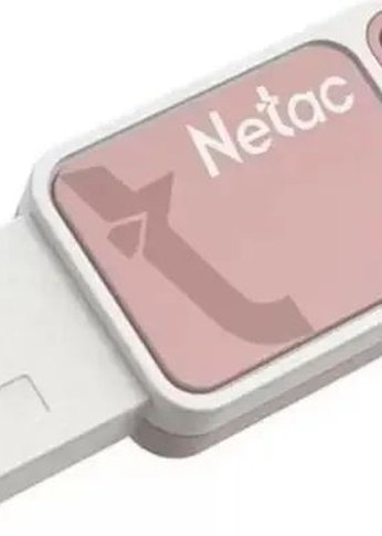 Флеш диск 16Gb Netac UA31 NT03UA31N-016G-20PK USB2.0 розовый