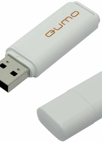 Флеш диск 16GB Qumo Optiva 01 White (QM16GUD-OP1-white)