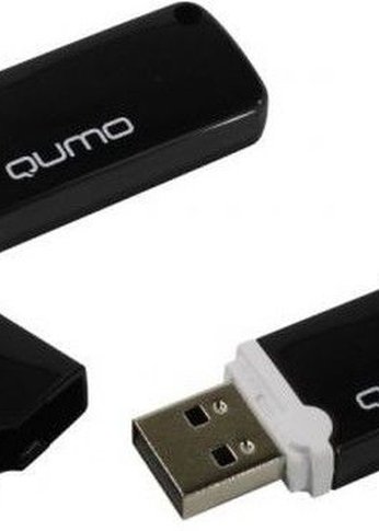 Флеш диск 16Gb Qumo Optiva 02 Black [QM16GUD-OP2-black] USB 2.0