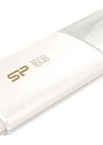 Флеш диск 16Gb Silicon Power Blaze B06 SP016GBUF3B06V1W USB3.1 белый