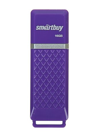 Флеш диск 16Gb Smartbuy Quartz SB16GBQZ-V USB2.0 фиолетовый