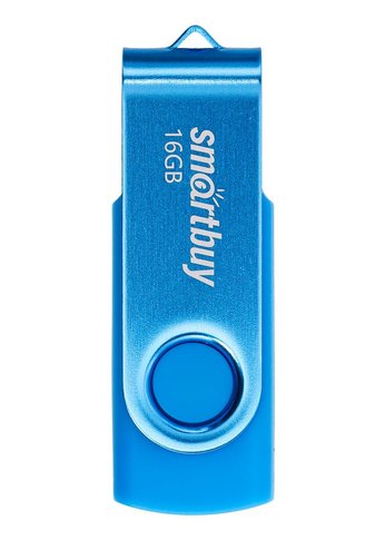 Флеш диск 16GB Smartbuy (SB016GB2TWB) UFD 2.0 016GB Twist Blue синий