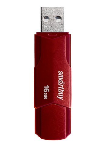 Флеш диск 16GB Smartbuy (SB16GBCLU-BG) UFD 2.0 016GB CLUE Burgundy