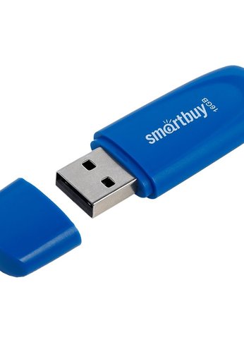 Флеш диск 16Gb Smartbuy Scout SB016GB2SCB USB 2.0 синий