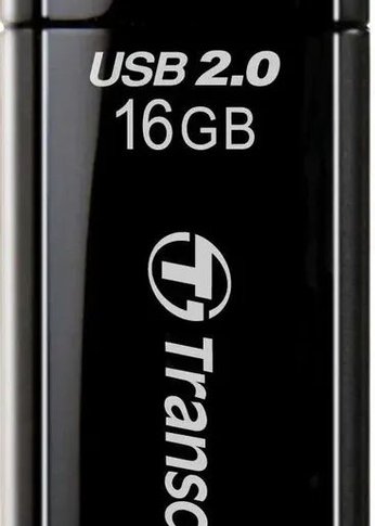 Флеш диск 16Gb Transcend Jetflash 350 TS16GJF350 USB2.0 черный