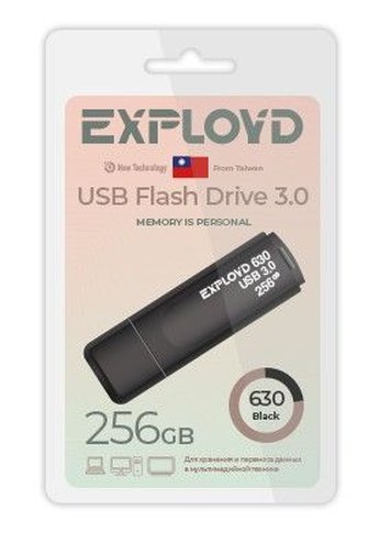 Флеш диск 256GB Exployd EX-256GB-630-Black USB 3.0