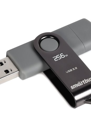 Флеш диск 256GB Smartbuy (SB256GB3DUOTWK) UFD 3.0/3.1 Twist Dual