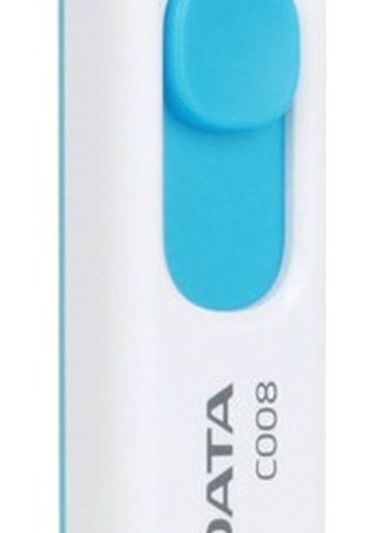 Флеш диск 32Gb A-Data Classic C008 AC008-32G-RWE USB2.0 белый/синий