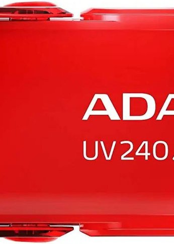 Флеш диск 32Gb A-Data UV240 AUV240-32G-RRD USB2.0 красный