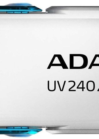 Флеш диск 32Gb A-Data UV240 AUV240-32G-RWH USB2.0 белый/голубой