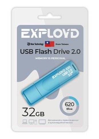 Флеш диск 32GB Exployd EX-32GB-620-Blue