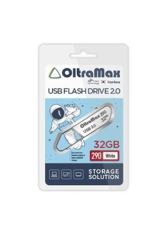 Флеш диск 32GB Oltramax OM-32GB-290-White