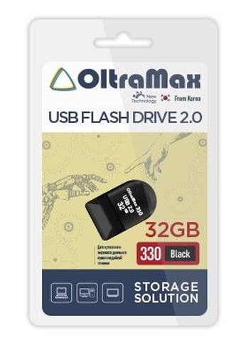 Флеш диск 32GB Oltramax OM-32GB-330-Black