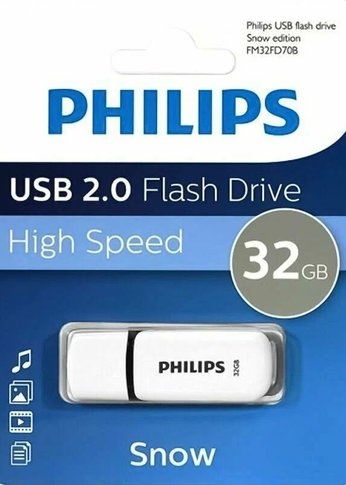 Флеш диск 32GB Philips SNOW2.0 32GB USB 2.0