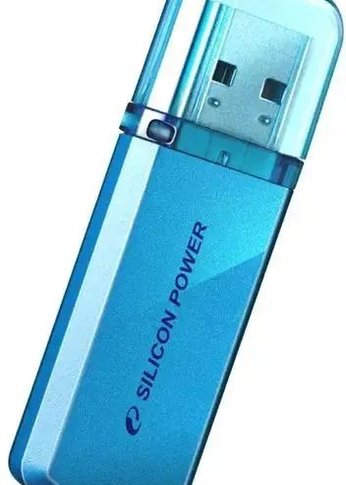 Флеш диск 32Gb Silicon Power 32Gb Helios 101 SP032GBUF2101V1B USB2.0 синий