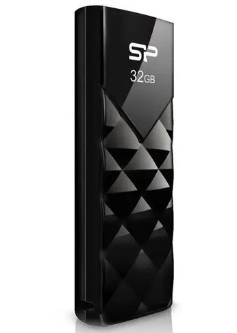 Флеш диск 32Gb Silicon Power 32Gb Ultima U03 SP032GBUF2U03V1K USB2.0 черный