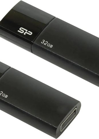 Флеш диск 32GB Silicon Power Ultima U05 USB 2.0 Черный