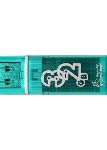 Флеш диск 32Gb Smartbuy Glossy SB32GBGS-G USB2.0 зеленый