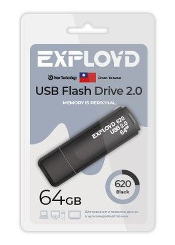 Флеш диск 64GB Exployd EX-64GB-620-Black