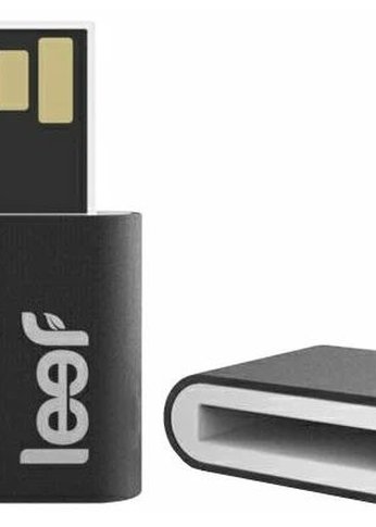 Флеш диск 64GB Leef Fuse USB 2.0 магнитный черно/белый