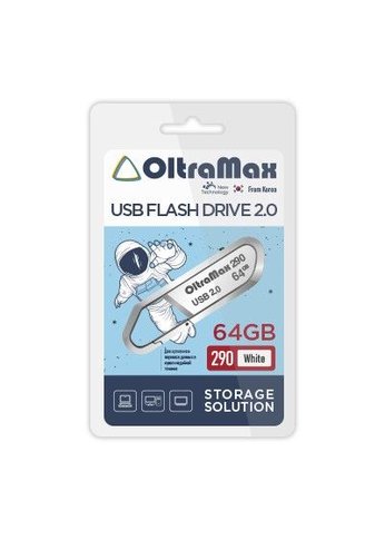 Флеш диск 64GB Oltramax OM-64GB-290-White